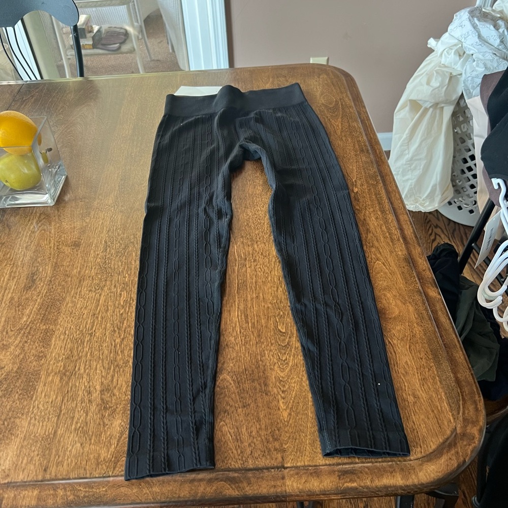 Classic Black Knit Pants